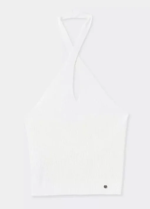 Mujer Brownie Spain Tops-Top Punto Cruzado Cuello