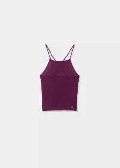 Mujer Brownie Spain Tops-Top Punto Hilo Metalizado