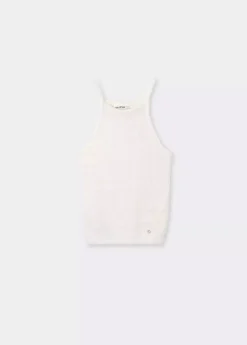 Mujer Brownie Spain Tops-Top Punto Peluche Halter