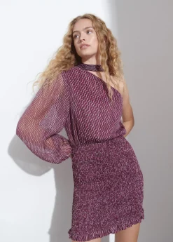 Mujer Brownie Spain Vestidos-Vestido Asimetrico Choker
