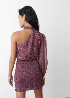 Mujer Brownie Spain Vestidos-Vestido Asimetrico Choker