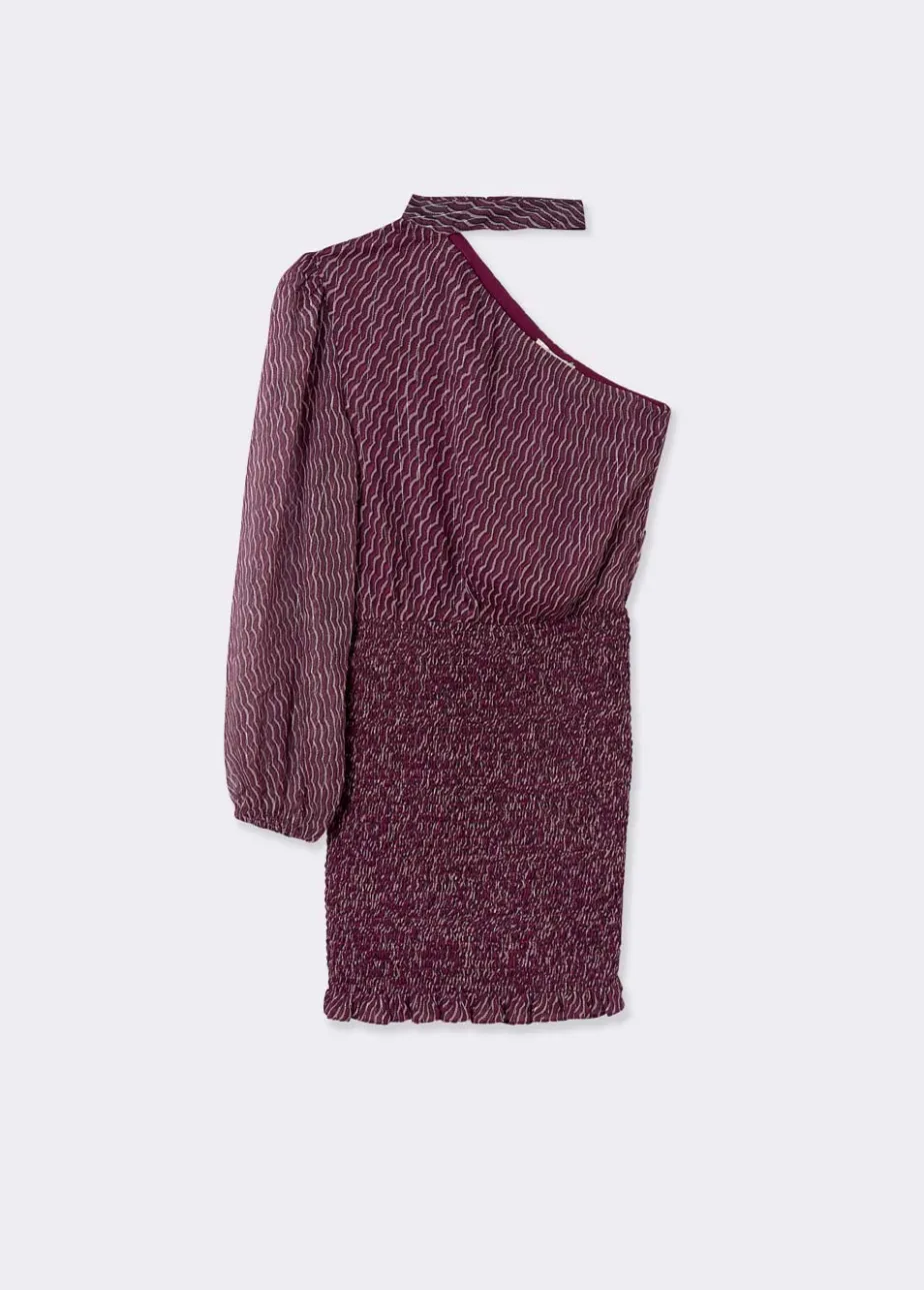 Mujer Brownie Spain Vestidos-Vestido Asimetrico Choker