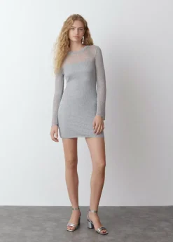 Mujer Brownie Spain Vestidos-Vestido Calado Hilo Metalizadoiz