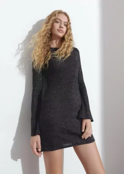 Mujer Brownie Spain Vestidos-Vestido Canale Hilo Metalizado