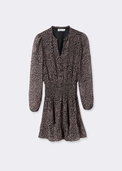 Mujer Brownie Spain Vestidos-Vestido Corto Mancha Animal
