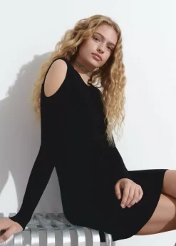 Mujer Brownie Spain Vestidos-Vestido Cut Out Hombros