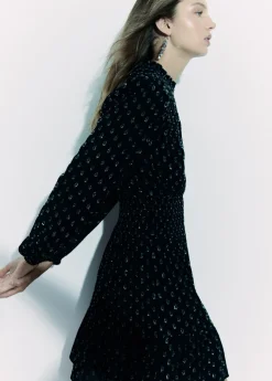 Mujer Brownie Spain Vestidos-Vestido Engomado Dobby