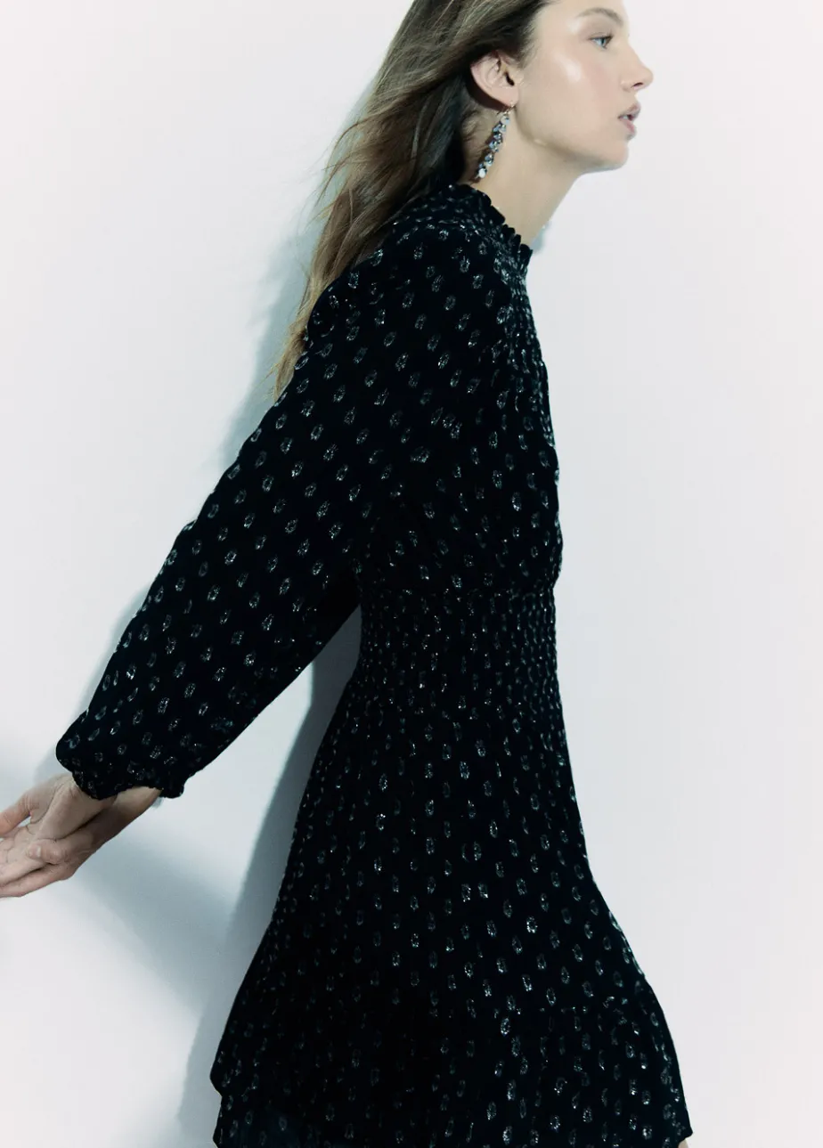 Mujer Brownie Spain Vestidos-Vestido Engomado Dobby