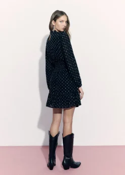 Mujer Brownie Spain Vestidos-Vestido Engomado Dobby