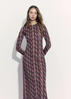Mujer Brownie Spain Vestidos-Vestido Estampado Ondas