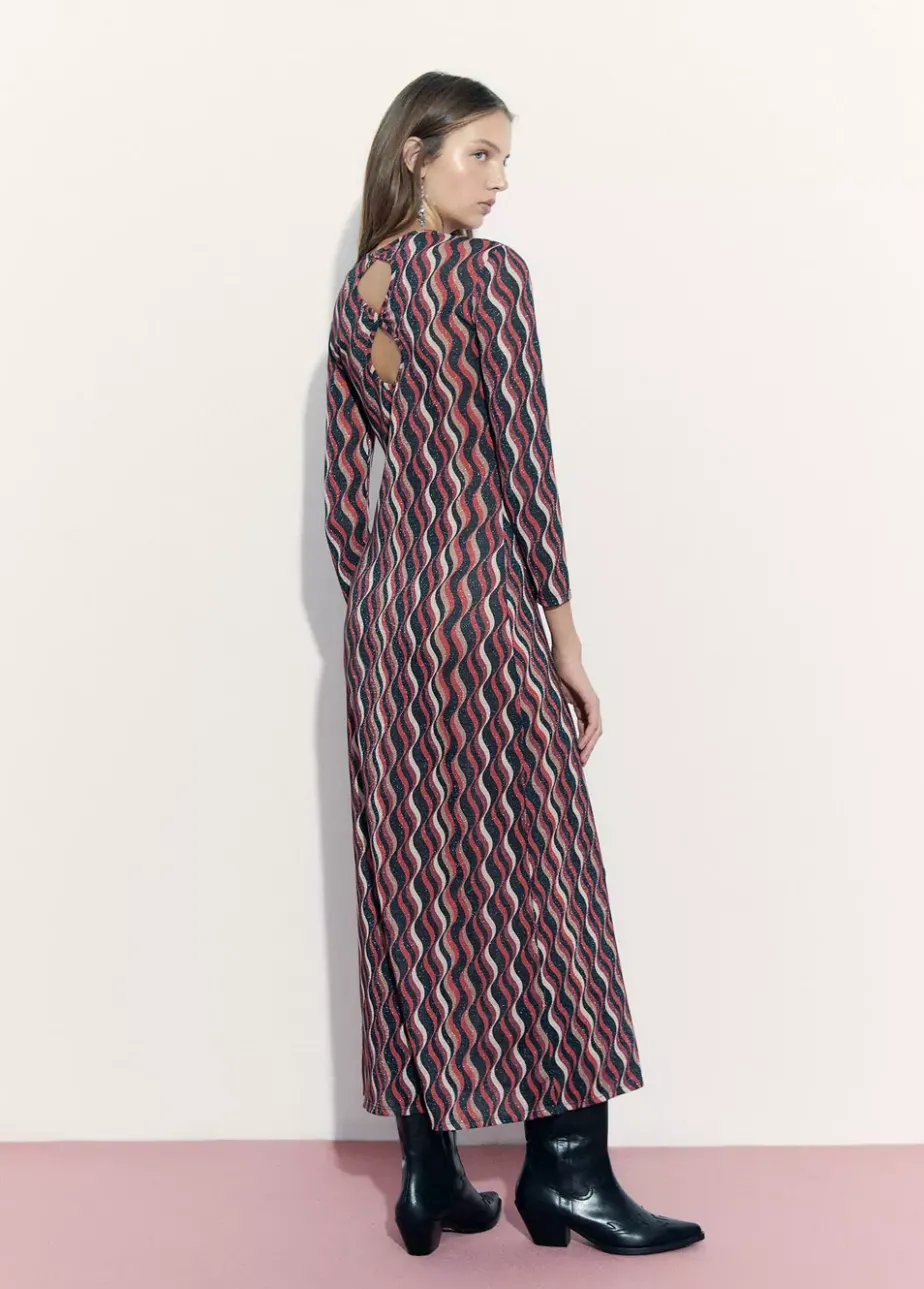 Mujer Brownie Spain Vestidos-Vestido Estampado Ondas