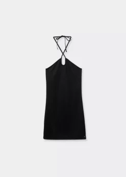Mujer Brownie Spain Vestidos-Vestido Halter Cruzado