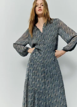 Mujer Brownie Spain Vestidos-Vestido Largo Estampado