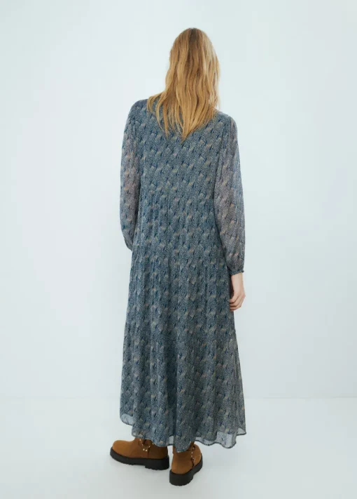 Mujer Brownie Spain Vestidos-Vestido Largo Estampado