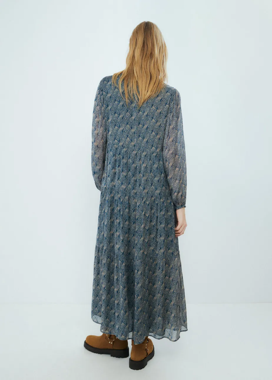 Mujer Brownie Spain Vestidos-Vestido Largo Estampado