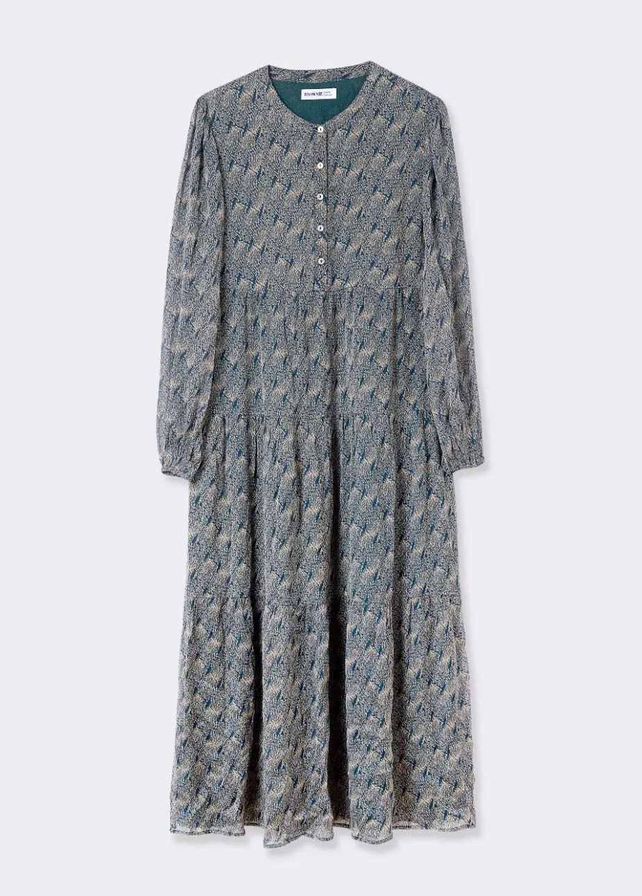 Mujer Brownie Spain Vestidos-Vestido Largo Estampado