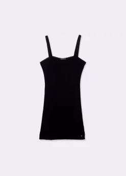 Mujer Brownie Spain Vestidos-Vestido Punto Cuello Cuadrado