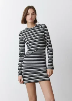Mujer Brownie Spain Vestidos-Vestido Rayas Manga Larga