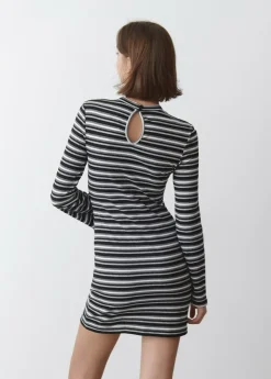 Mujer Brownie Spain Vestidos-Vestido Rayas Manga Larga