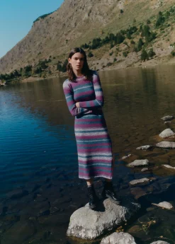 Mujer Brownie Spain Vestidos-Vestido Space Dyed Largo