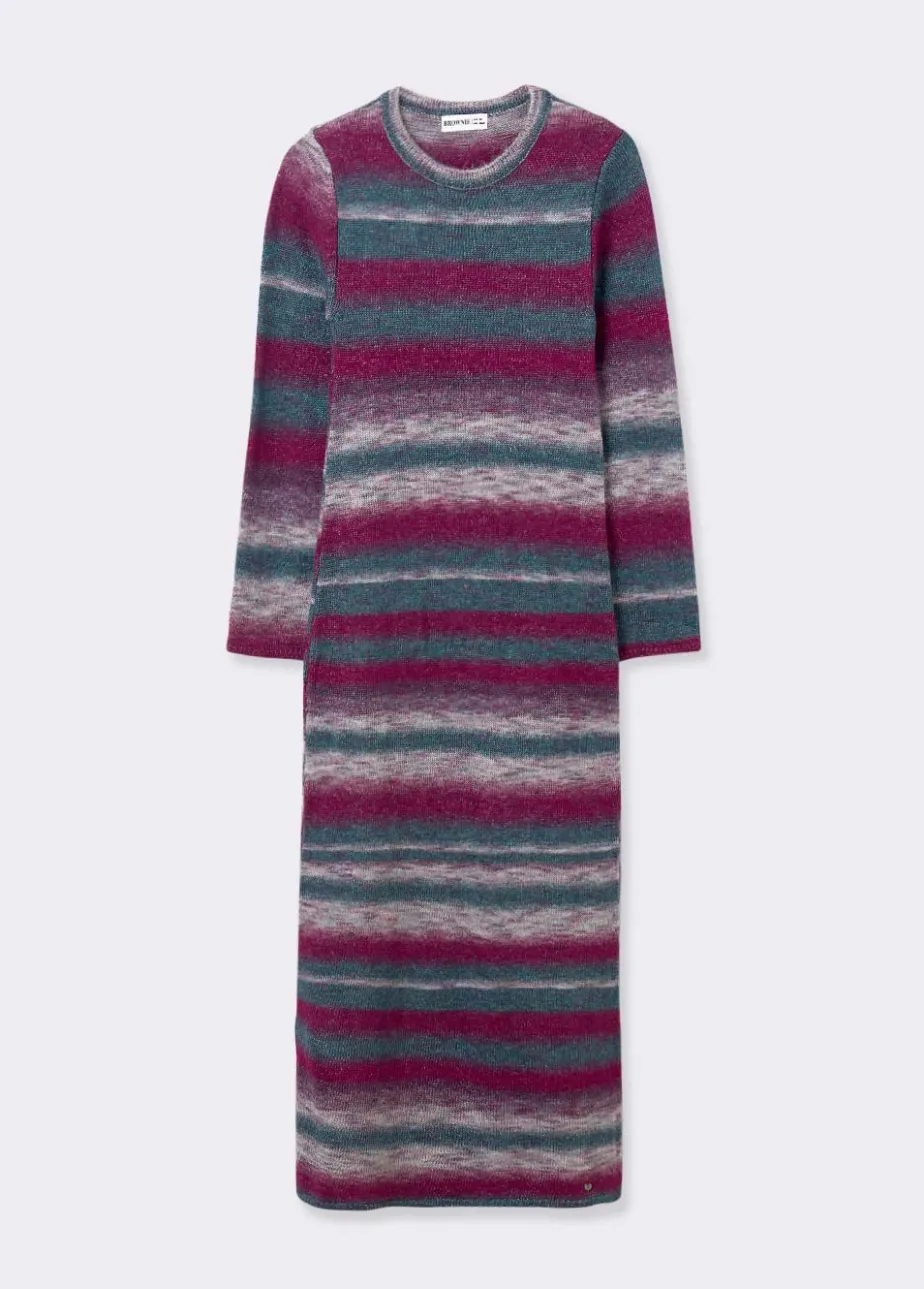 Mujer Brownie Spain Vestidos-Vestido Space Dyed Largo